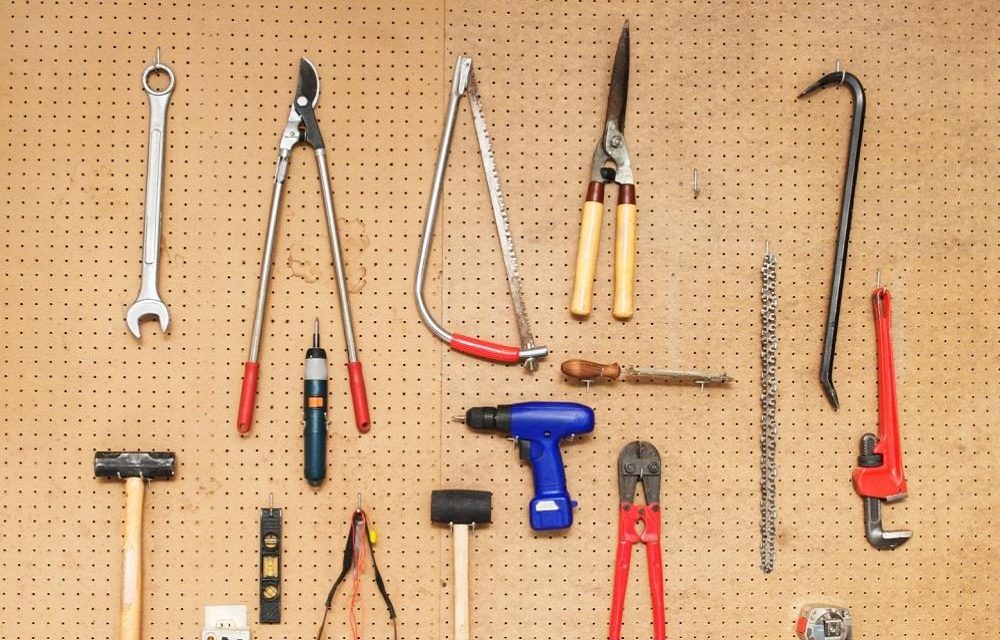 Garage Pegboards for Easy Organizing